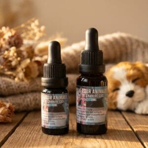 l'huile pour animaux : chien, chat, cheval (10 ou 20ml)
